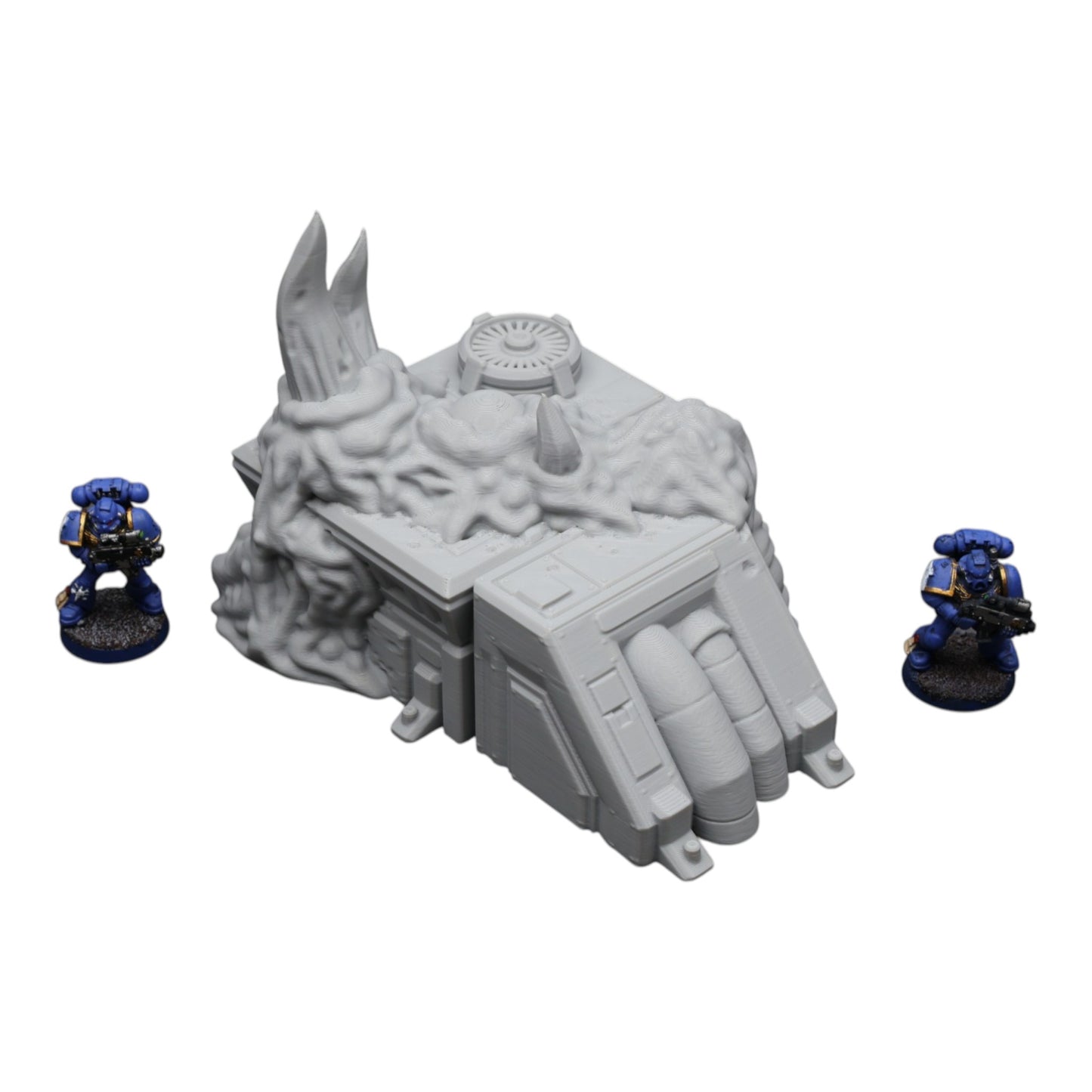 Wargaming 28mm scatter terrain scenery showing 3D-printed item that is compatible with games such as Warhammer 40K, Star Wars Legions, D+D, Dungeons and Dragons, Sci-Fi, Fantasy and other miniature tabletop games. Brand Jawar3d found at www.jawar3d.co.uk.