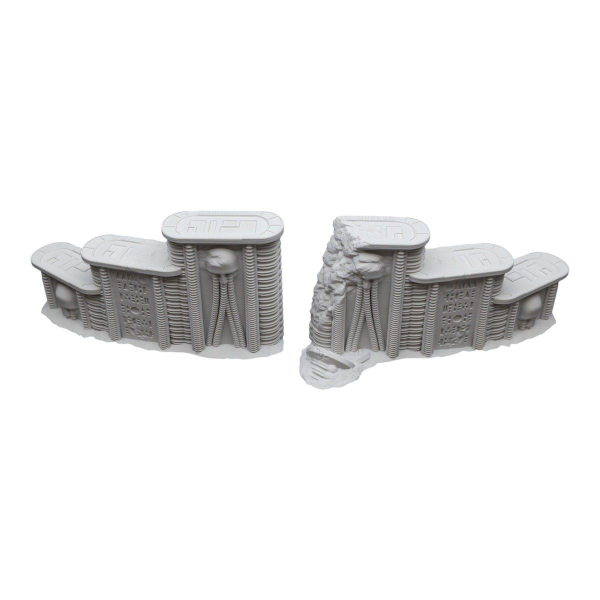 Wargaming 28mm scatter terrain scenery showing 3D-printed item that is compatible with games such as Warhammer 40K, Star Wars Legions, D+D, Dungeons and Dragons, Sci-Fi, Fantasy and other miniature tabletop games. Brand Jawar3d found at www.jawar3d.co.uk.