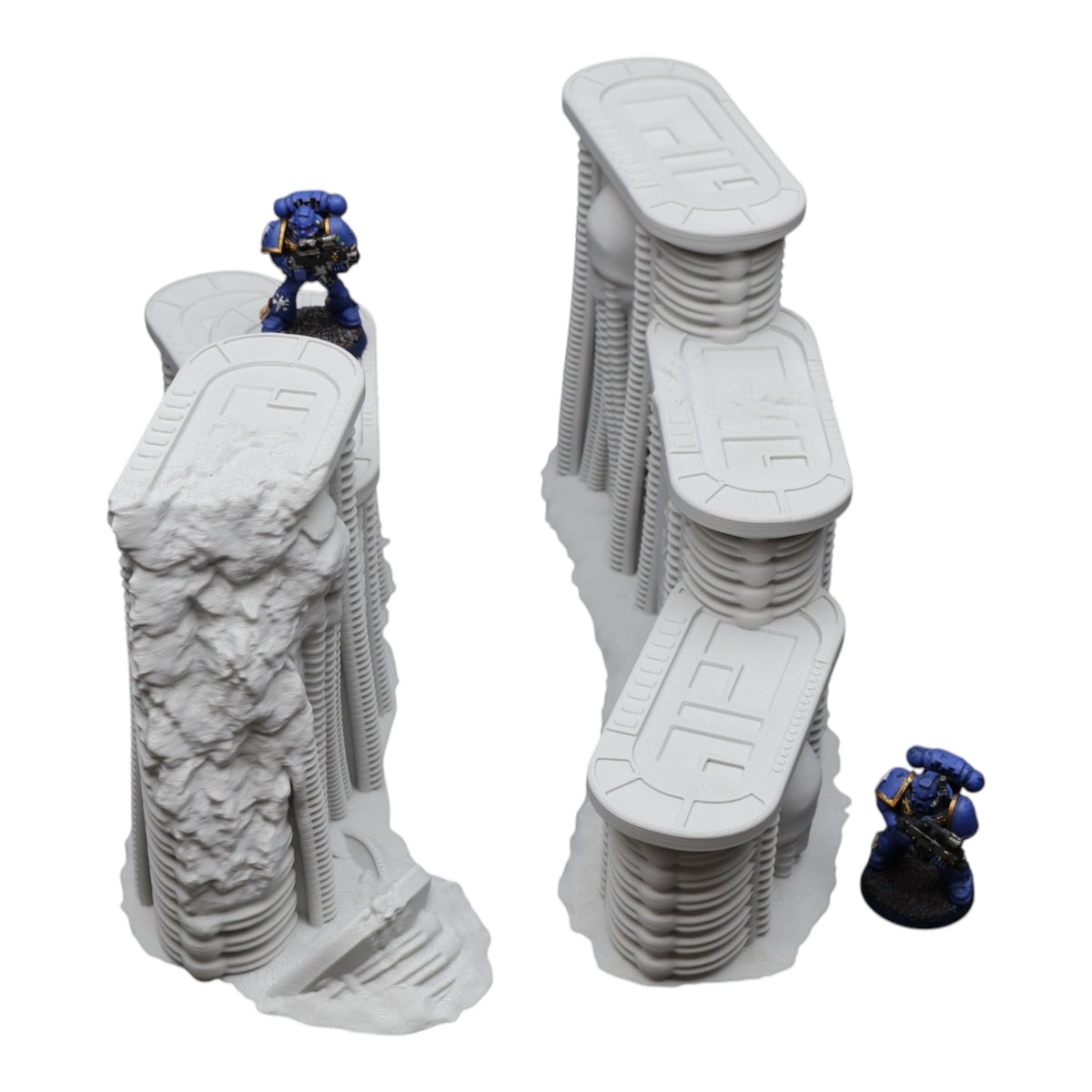 Wargaming 28mm scatter terrain scenery showing 3D-printed item that is compatible with games such as Warhammer 40K, Star Wars Legions, D+D, Dungeons and Dragons, Sci-Fi, Fantasy and other miniature tabletop games. Brand Jawar3d found at www.jawar3d.co.uk.