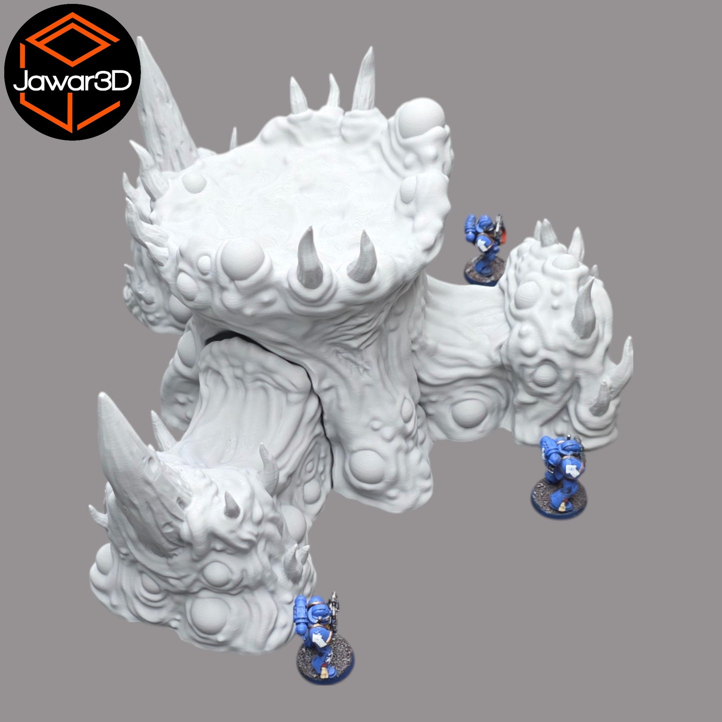 Wargaming 28mm scatter terrain scenery showing 3D-printed item that is compatible with games such as Warhammer 40K, Star Wars Legions, D+D, Dungeons and Dragons, Sci-Fi, Fantasy and other miniature tabletop games. Brand Jawar3d found at www.jawar3d.co.uk.