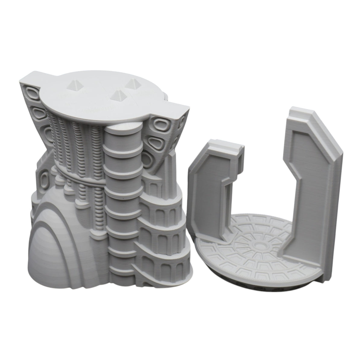 Wargaming 28mm scatter terrain scenery showing 3D-printed item that is compatible with games such as Warhammer 40K, Star Wars Legions, D+D, Dungeons and Dragons, Sci-Fi, Fantasy and other miniature tabletop games. Brand Jawar3d found at www.jawar3d.co.uk.