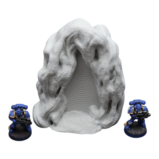 Wargaming 28mm scatter terrain scenery showing 3D-printed item that is compatible with games such as Warhammer 40K, Star Wars Legions, D+D, Dungeons and Dragons, Sci-Fi, Fantasy and other miniature tabletop games. Brand Jawar3d found at www.jawar3d.co.uk.