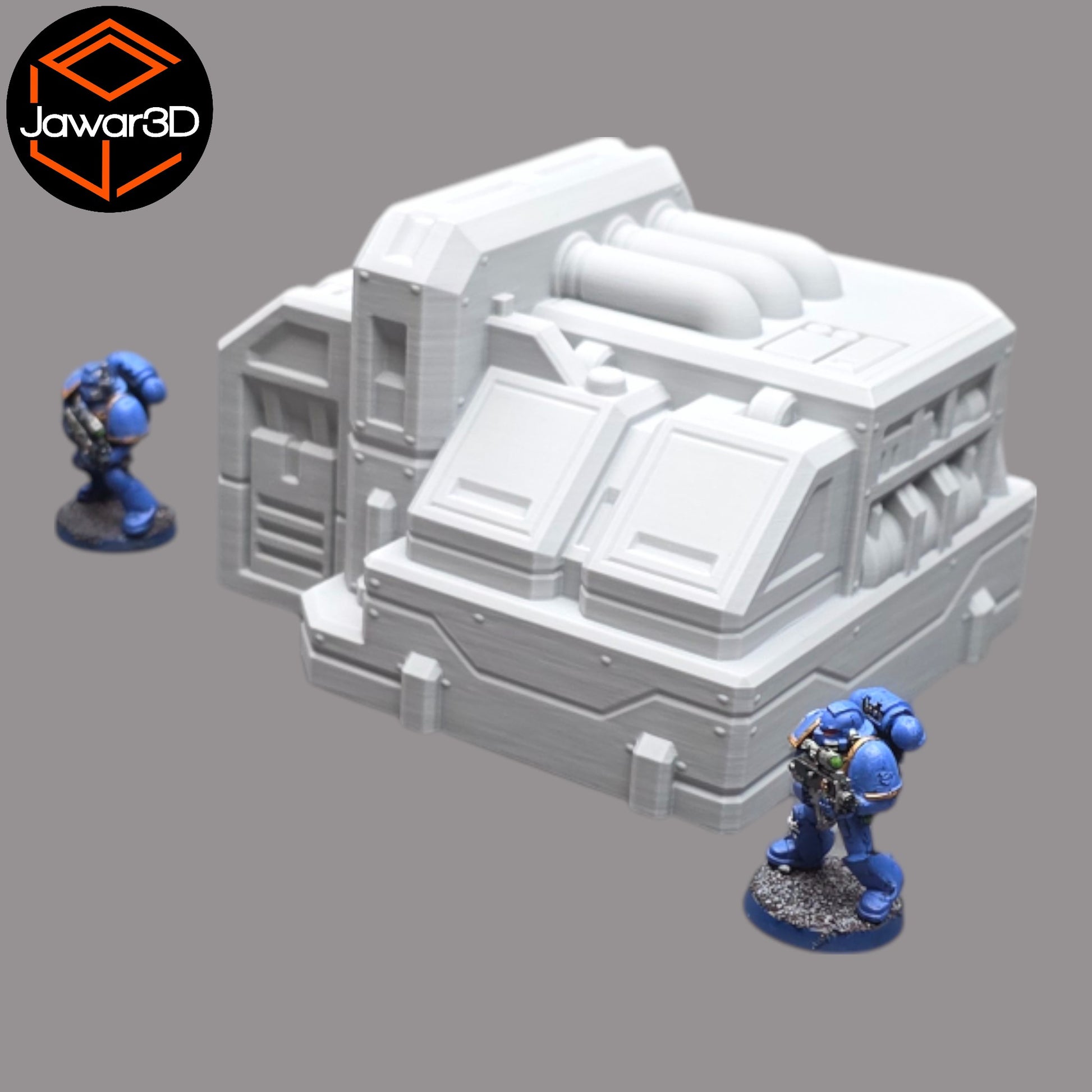 Wargaming 28mm scatter terrain scenery showing 3D-printed item that is compatible with games such as Warhammer 40K, Star Wars Legions, D+D, Dungeons and Dragons, Sci-Fi, Fantasy and other miniature tabletop games. Brand Jawar3d found at www.jawar3d.co.uk.