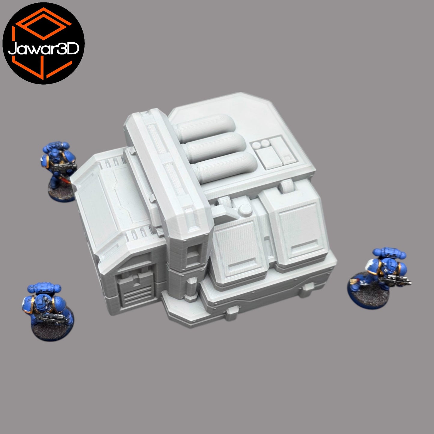 Wargaming 28mm scatter terrain scenery showing 3D-printed item that is compatible with games such as Warhammer 40K, Star Wars Legions, D+D, Dungeons and Dragons, Sci-Fi, Fantasy and other miniature tabletop games. Brand Jawar3d found at www.jawar3d.co.uk.