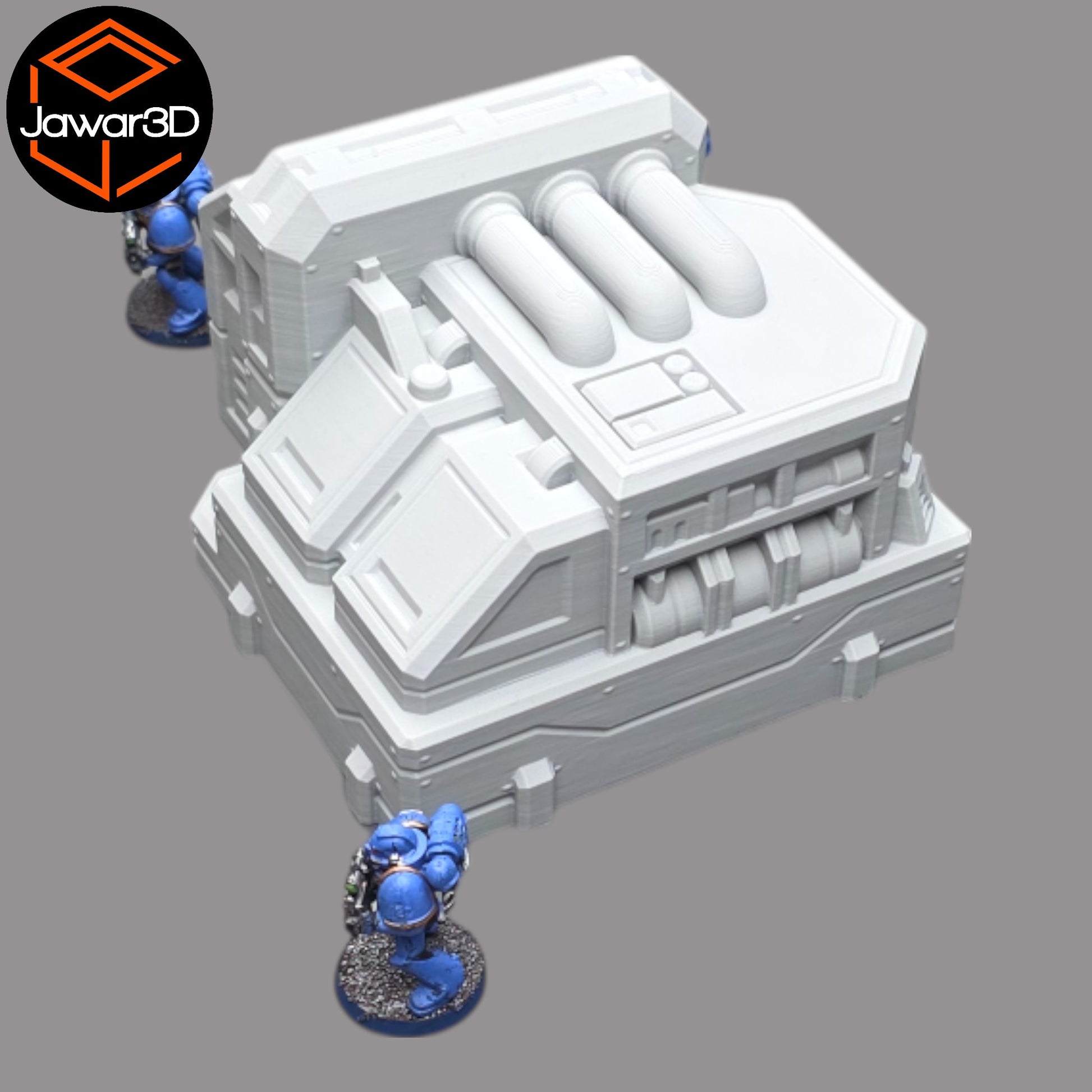 Wargaming 28mm scatter terrain scenery showing 3D-printed item that is compatible with games such as Warhammer 40K, Star Wars Legions, D+D, Dungeons and Dragons, Sci-Fi, Fantasy and other miniature tabletop games. Brand Jawar3d found at www.jawar3d.co.uk.