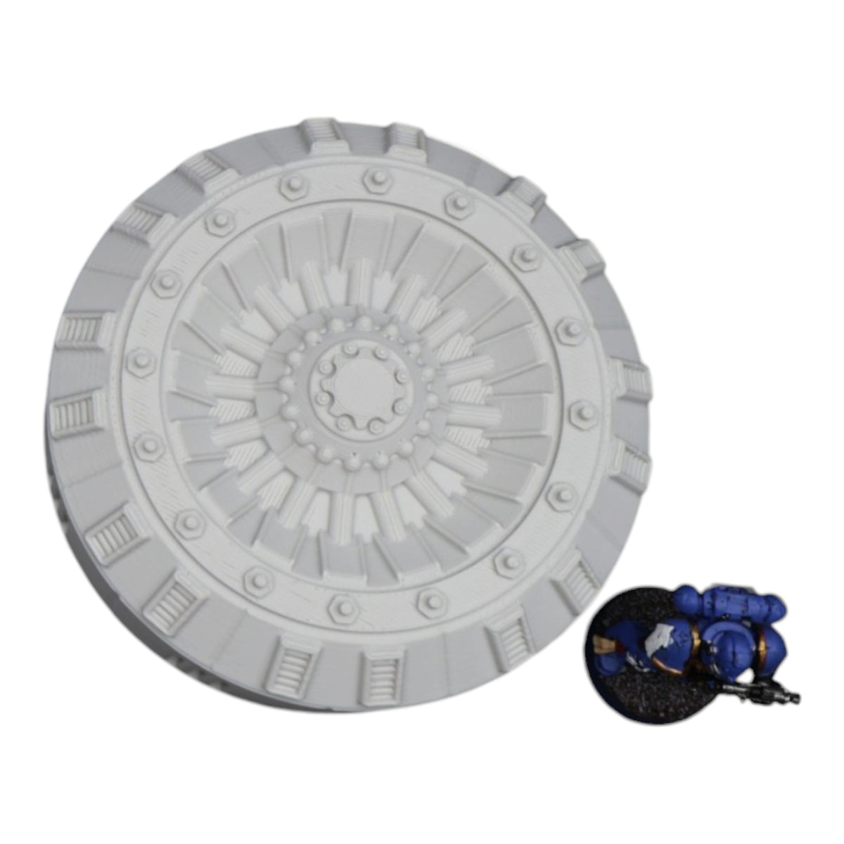 Wargaming 28mm scatter terrain scenery showing 3D-printed item that is compatible with games such as Warhammer 40K, Star Wars Legions, D+D, Dungeons and Dragons, Sci-Fi, Fantasy and other miniature tabletop games. Brand Jawar3d found at www.jawar3d.co.uk.