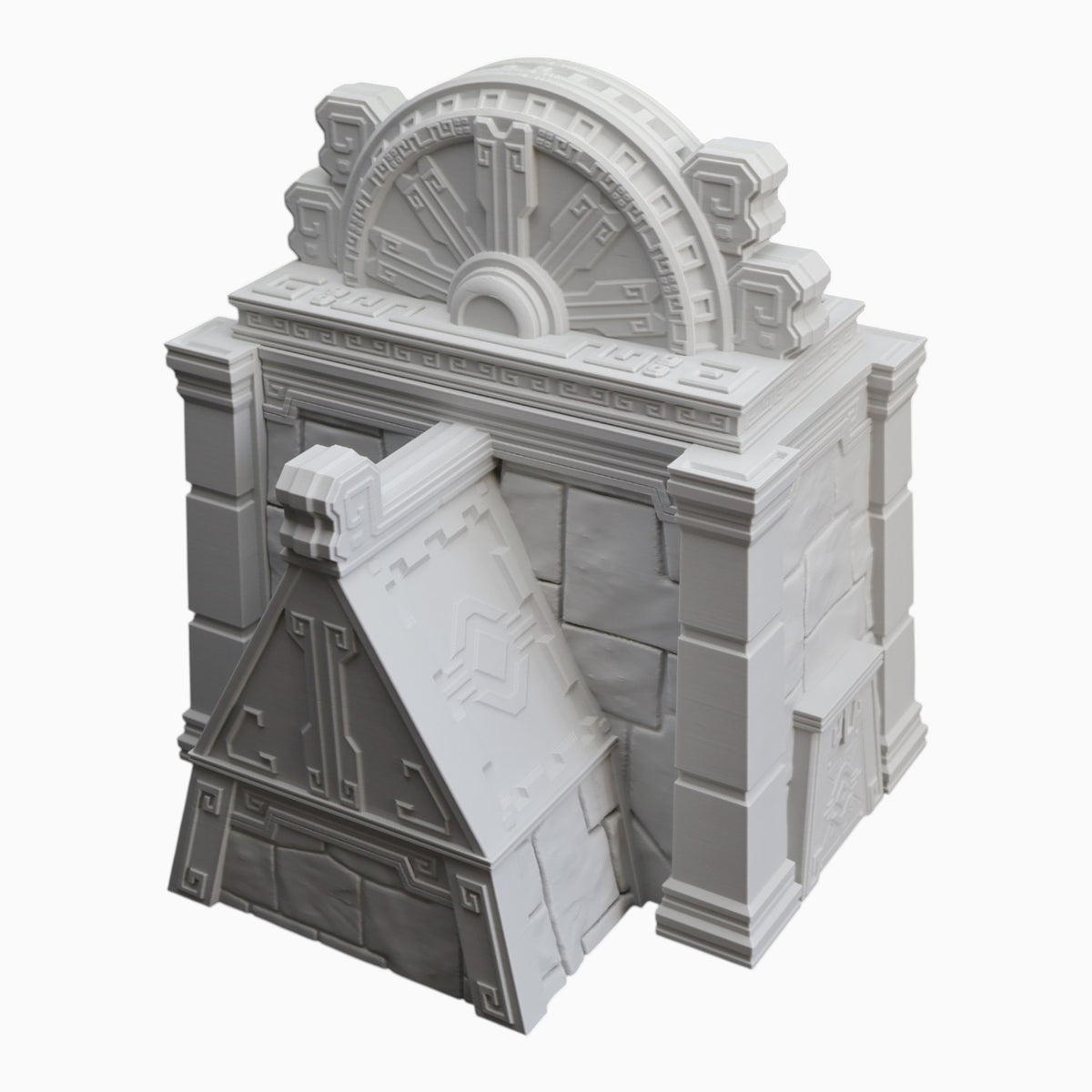 Wargaming 28mm scatter terrain scenery showing 3D-printed item that is compatible with games such as Warhammer 40K, Star Wars Legions, D+D, Dungeons and Dragons, Sci-Fi, Fantasy and other miniature tabletop games. Brand Jawar3d found at www.jawar3d.co.uk.
