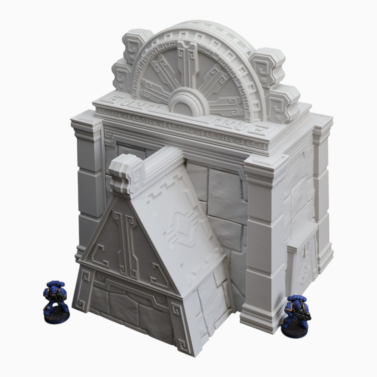Wargaming 28mm scatter terrain scenery showing 3D-printed item that is compatible with games such as Warhammer 40K, Star Wars Legions, D+D, Dungeons and Dragons, Sci-Fi, Fantasy and other miniature tabletop games. Brand Jawar3d found at www.jawar3d.co.uk.