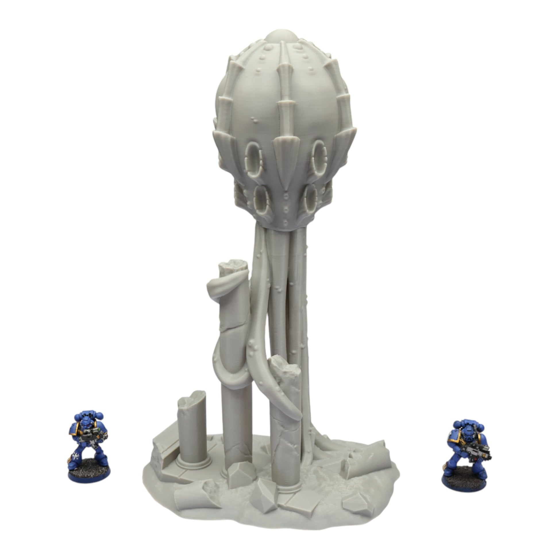 Wargaming 28mm scatter terrain scenery showing 3D-printed item that is compatible with games such as Warhammer 40K, Star Wars Legions, D+D, Dungeons and Dragons, Sci-Fi, Fantasy and other miniature tabletop games. Brand Jawar3d found at www.jawar3d.co.uk.