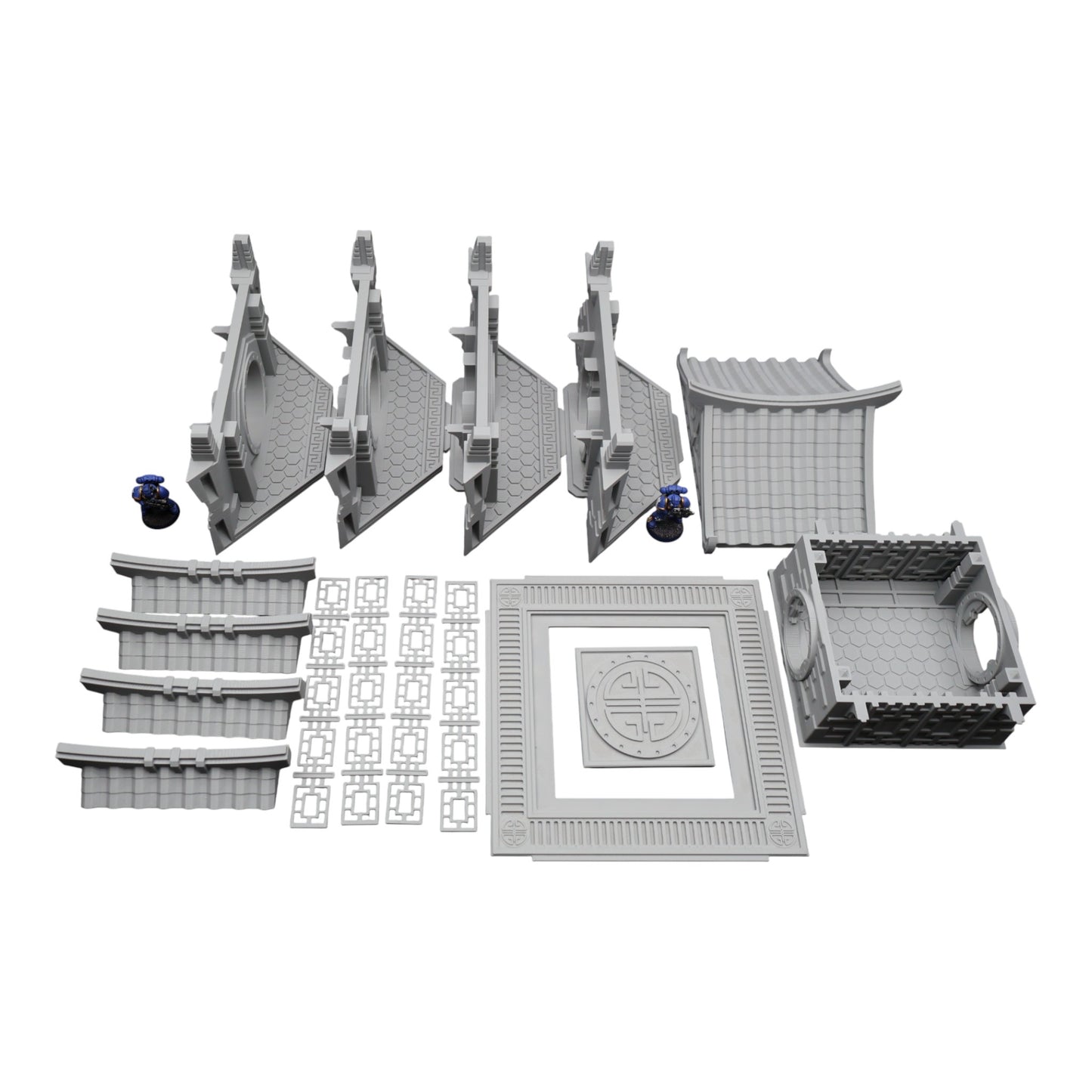 Wargaming 28mm scatter terrain scenery showing 3D-printed item that is compatible with games such as Warhammer 40K, Star Wars Legions, D+D, Dungeons and Dragons, Sci-Fi, Fantasy and other miniature tabletop games. Brand Jawar3d found at www.jawar3d.co.uk.