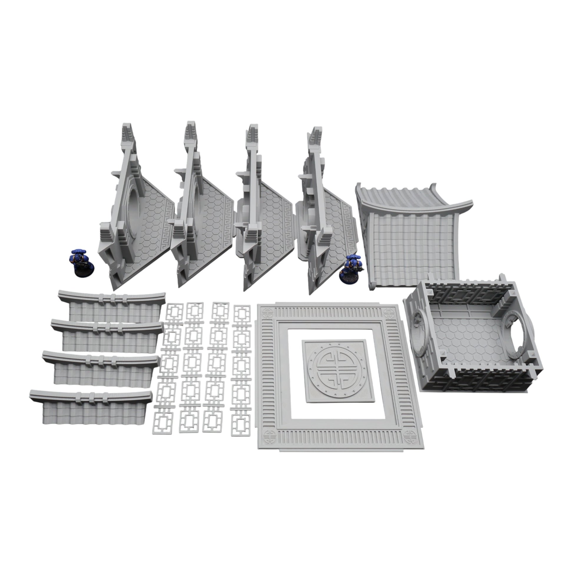 Wargaming 28mm scatter terrain scenery showing 3D-printed item that is compatible with games such as Warhammer 40K, Star Wars Legions, D+D, Dungeons and Dragons, Sci-Fi, Fantasy and other miniature tabletop games. Brand Jawar3d found at www.jawar3d.co.uk.