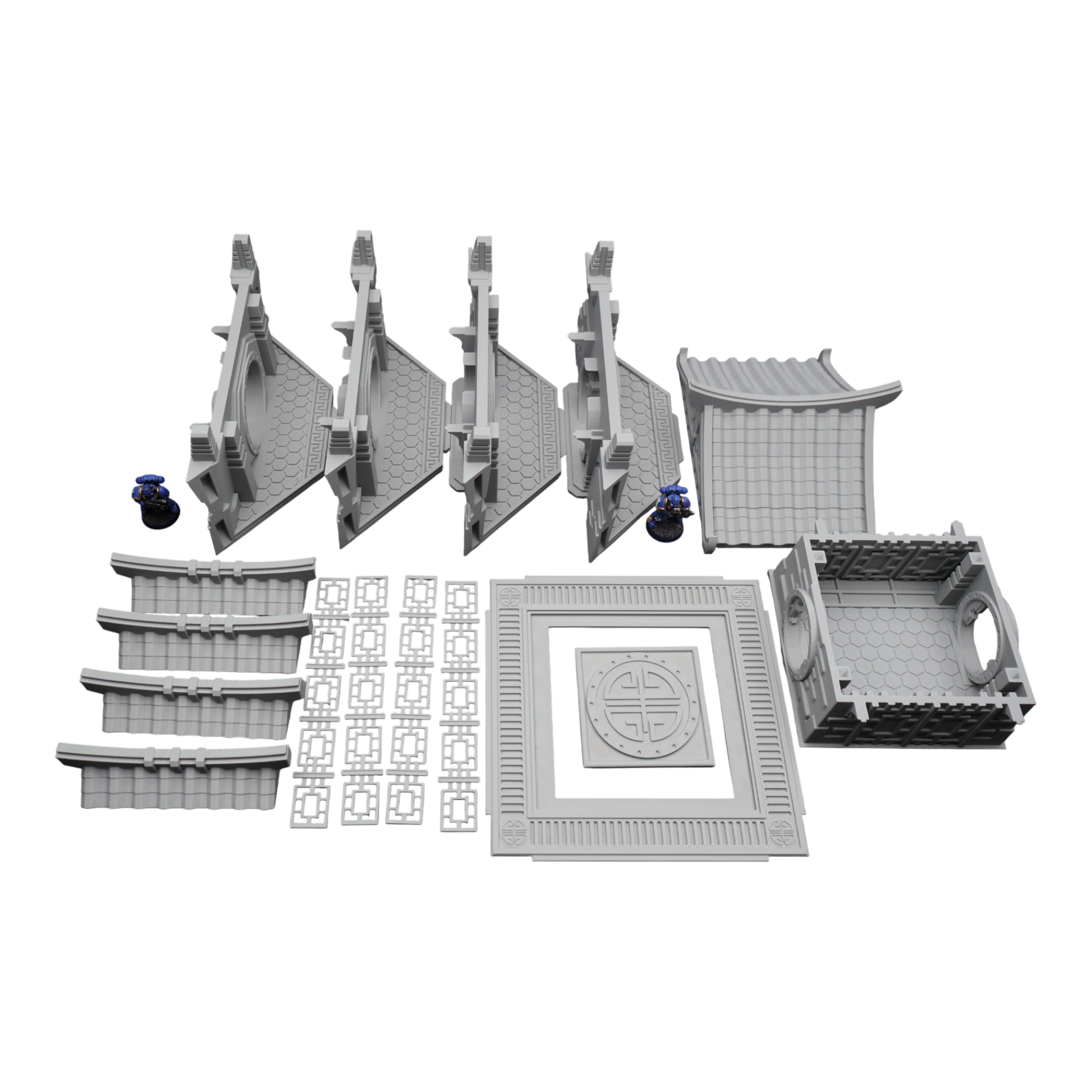 Wargaming 28mm scatter terrain scenery showing 3D-printed item that is compatible with games such as Warhammer 40K, Star Wars Legions, D+D, Dungeons and Dragons, Sci-Fi, Fantasy and other miniature tabletop games. Brand Jawar3d found at www.jawar3d.co.uk.