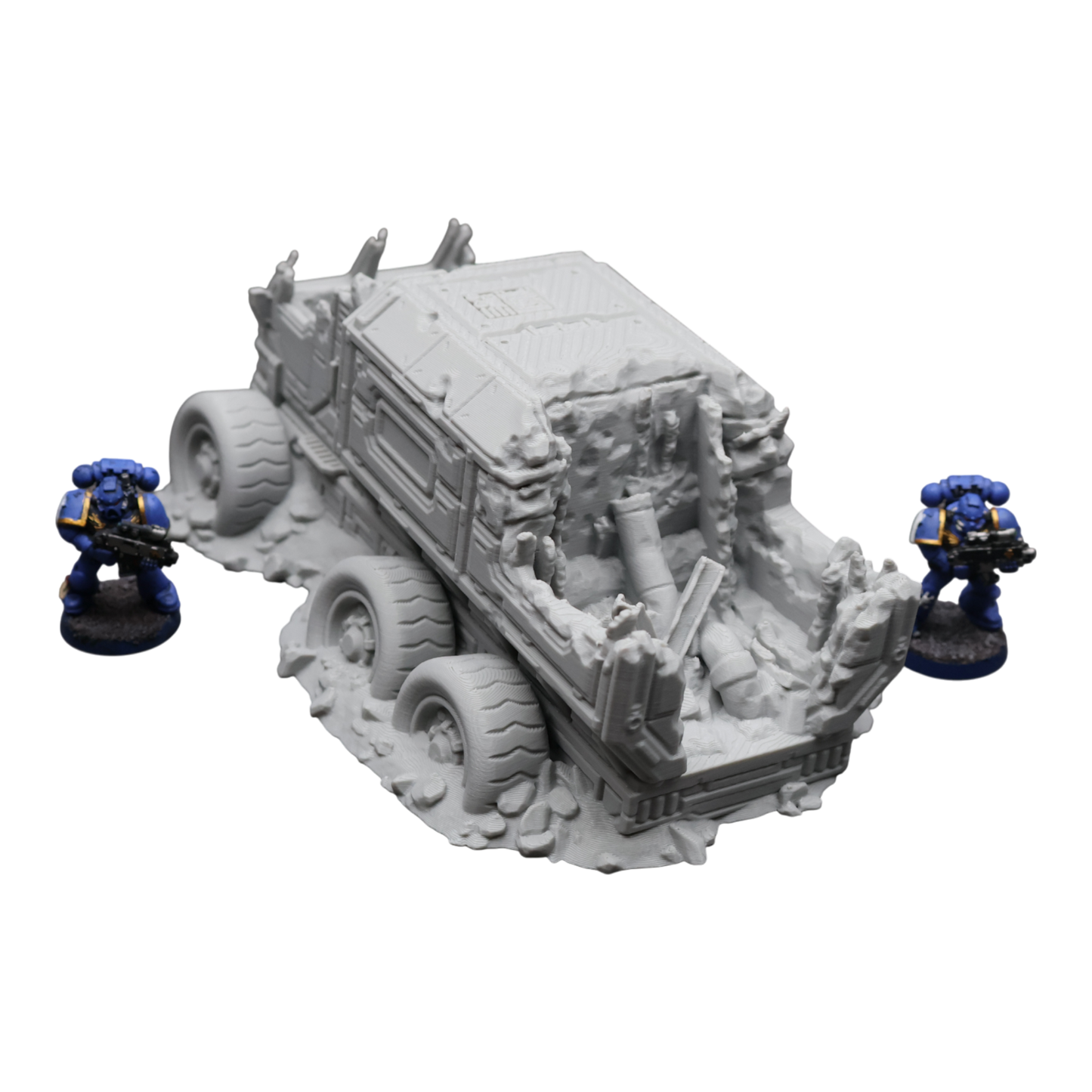 Wargaming 28mm scatter terrain scenery showing 3D-printed item that is compatible with games such as Warhammer 40K, Star Wars Legions, D+D, Dungeons and Dragons, Sci-Fi, Fantasy and other miniature tabletop games. Brand Jawar3d found at www.jawar3d.co.uk.