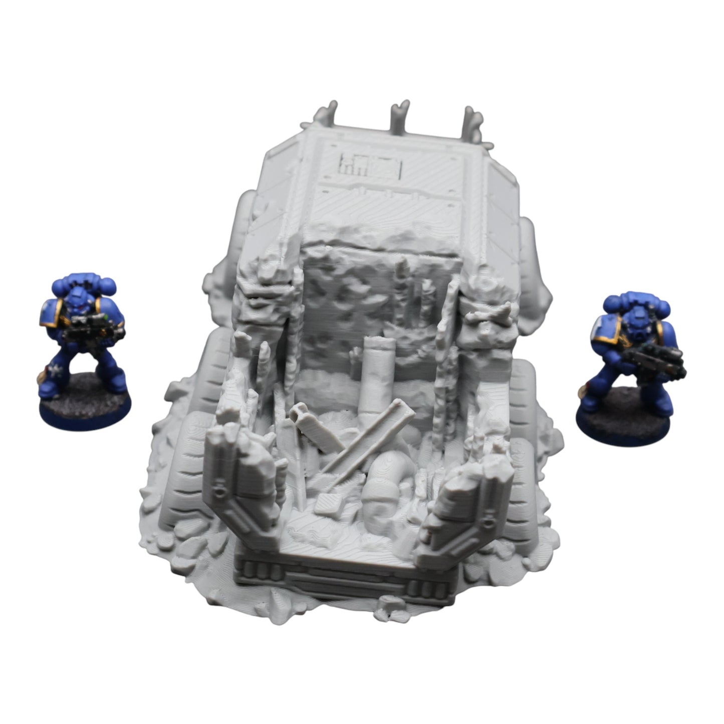 Wargaming 28mm scatter terrain scenery showing 3D-printed item that is compatible with games such as Warhammer 40K, Star Wars Legions, D+D, Dungeons and Dragons, Sci-Fi, Fantasy and other miniature tabletop games. Brand Jawar3d found at www.jawar3d.co.uk.