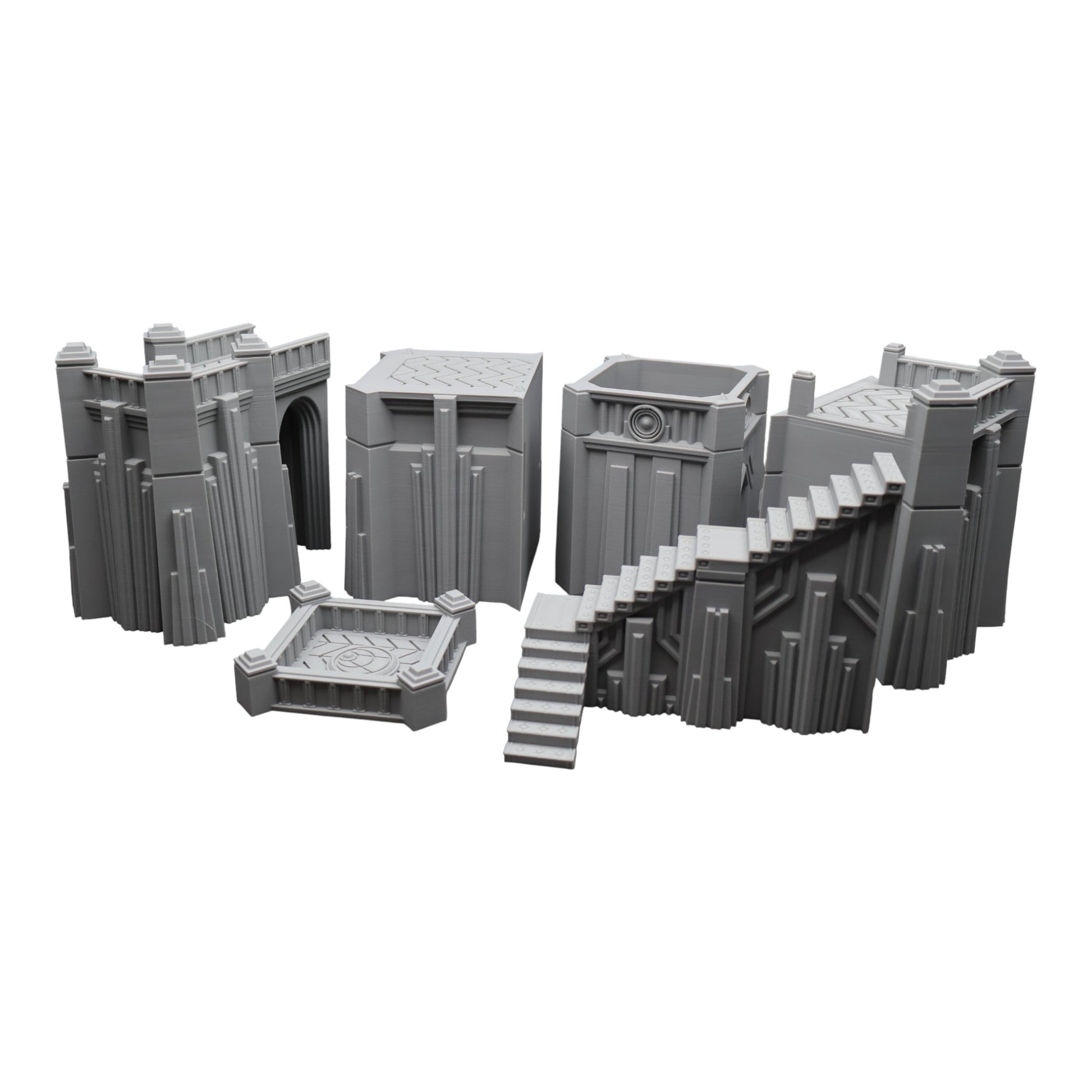 Wargaming 28mm scatter terrain scenery showing 3D-printed item that is compatible with games such as Warhammer 40K, Star Wars Legions, D+D, Dungeons and Dragons, Sci-Fi, Fantasy and other miniature tabletop games. Brand Jawar3d found at www.jawar3d.co.uk.