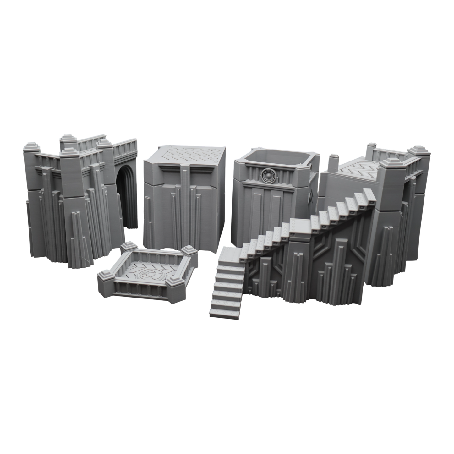 Wargaming 28mm scatter terrain scenery showing 3D-printed item that is compatible with games such as Warhammer 40K, Star Wars Legions, D+D, Dungeons and Dragons, Sci-Fi, Fantasy and other miniature tabletop games. Brand Jawar3d found at www.jawar3d.co.uk.