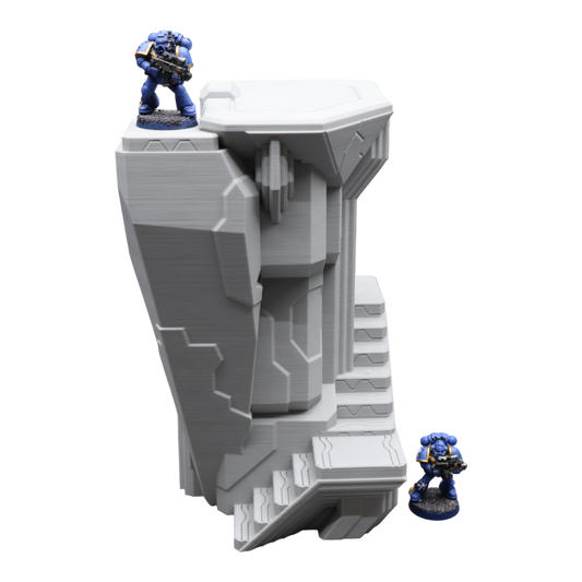 Wargaming 28mm scatter terrain scenery showing 3D-printed item that is compatible with games such as Warhammer 40K, Star Wars Legions, D+D, Dungeons and Dragons, Sci-Fi, Fantasy and other miniature tabletop games. Brand Jawar3d found at www.jawar3d.co.uk.