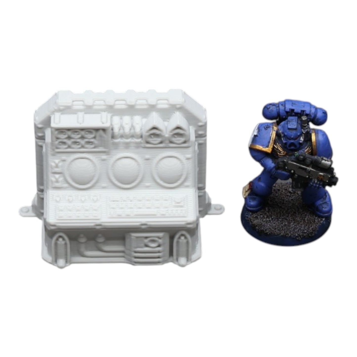 Wargaming 28mm scatter terrain scenery showing 3D-printed item that is compatible with games such as Warhammer 40K, Star Wars Legions, D+D, Dungeons and Dragons, Sci-Fi, Fantasy and other miniature tabletop games. Brand Jawar3d found at www.jawar3d.co.uk.