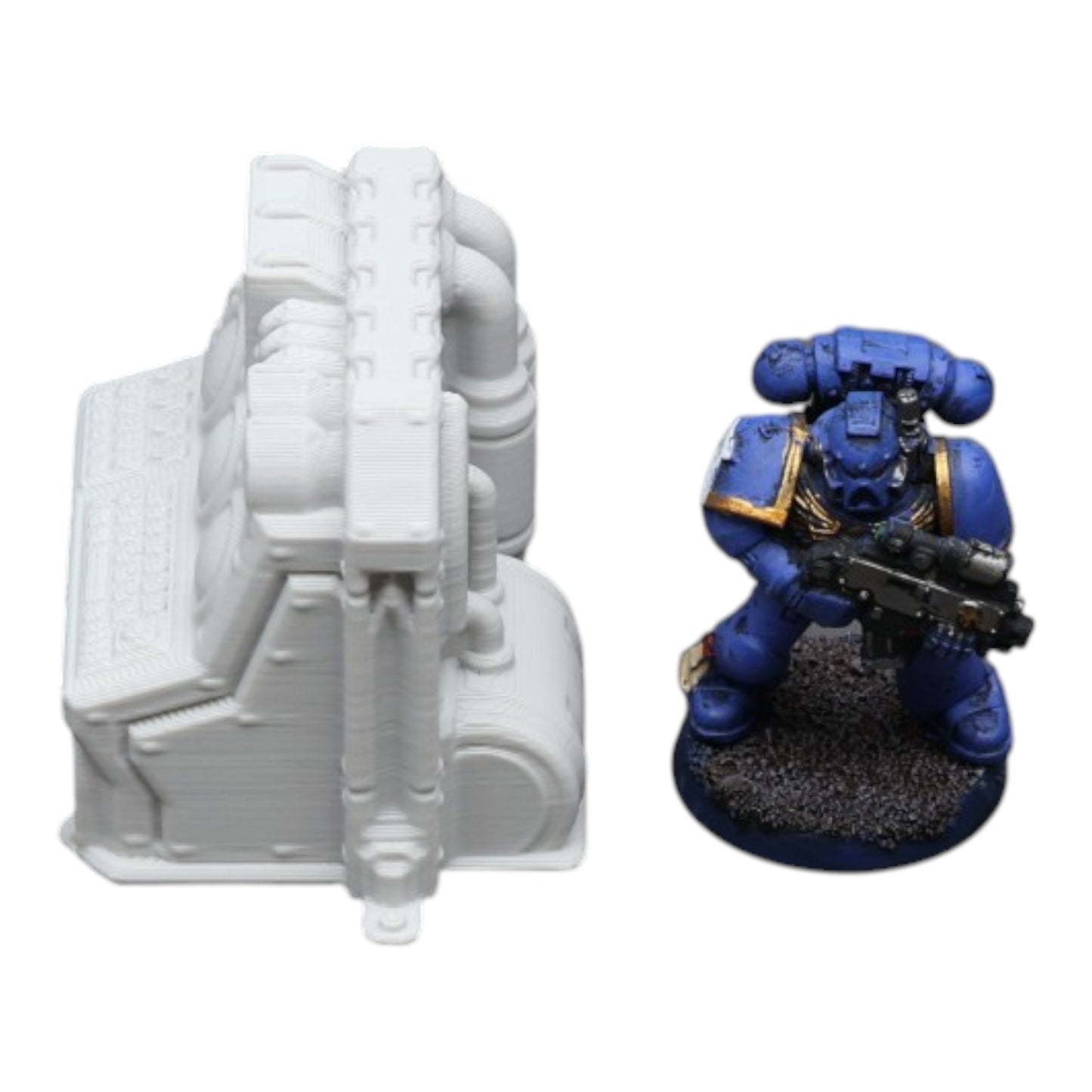 Wargaming 28mm scatter terrain scenery showing 3D-printed item that is compatible with games such as Warhammer 40K, Star Wars Legions, D+D, Dungeons and Dragons, Sci-Fi, Fantasy and other miniature tabletop games. Brand Jawar3d found at www.jawar3d.co.uk.