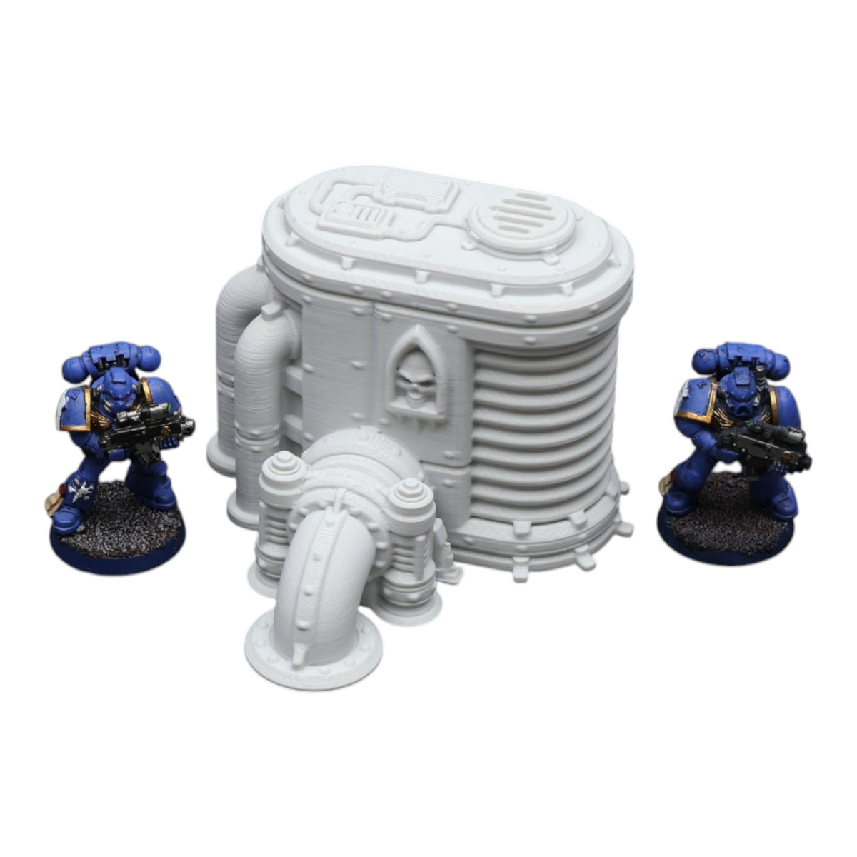 Wargaming 28mm scatter terrain scenery showing 3D-printed item that is compatible with games such as Warhammer 40K, Star Wars Legions, D+D, Dungeons and Dragons, Sci-Fi, Fantasy and other miniature tabletop games. Brand Jawar3d found at www.jawar3d.co.uk.