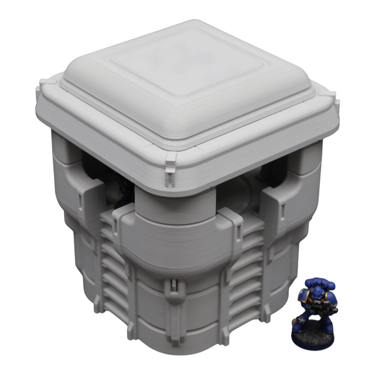 Wargaming 28mm scatter terrain scenery showing 3D-printed item that is compatible with games such as Warhammer 40K, Star Wars Legions, D+D, Dungeons and Dragons, Sci-Fi, Fantasy and other miniature tabletop games. Brand Jawar3d found at www.jawar3d.co.uk.