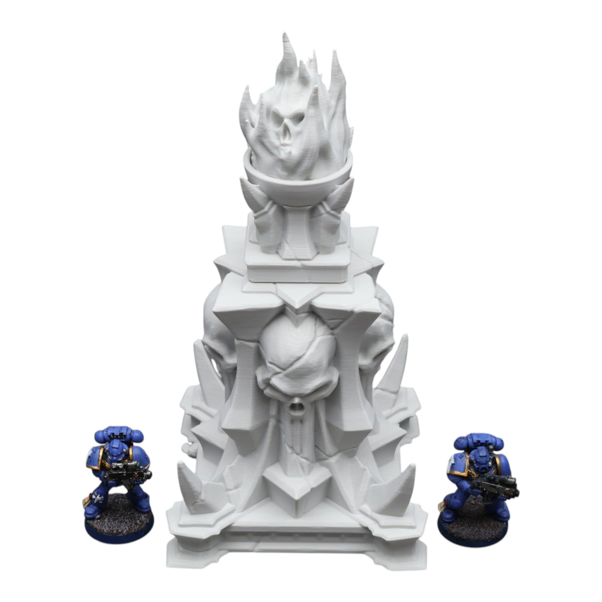 Wargaming 28mm scatter terrain scenery showing 3D-printed item that is compatible with games such as Warhammer 40K, Star Wars Legions, D+D, Dungeons and Dragons, Sci-Fi, Fantasy and other miniature tabletop games. Brand Jawar3d found at www.jawar3d.co.uk.