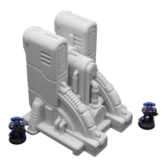 Wargaming 28mm scatter terrain scenery showing 3D-printed item that is compatible with games such as Warhammer 40K, Star Wars Legions, D+D, Dungeons and Dragons, Sci-Fi, Fantasy and other miniature tabletop games. Brand Jawar3d found at www.jawar3d.co.uk.