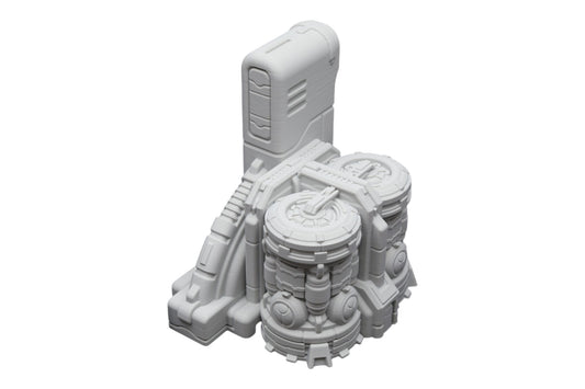 Wargaming 28mm scatter terrain scenery showing 3D-printed item that is compatible with games such as Warhammer 40K, Star Wars Legions, D+D, Dungeons and Dragons, Sci-Fi, Fantasy and other miniature tabletop games. Brand Jawar3d found at www.jawar3d.co.uk.