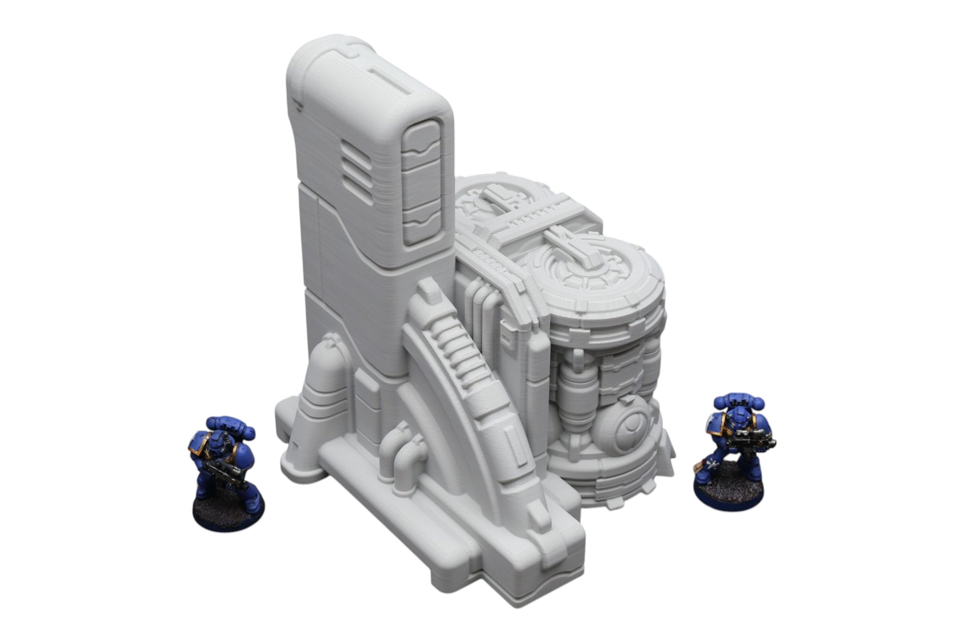 Wargaming 28mm scatter terrain scenery showing 3D-printed item that is compatible with games such as Warhammer 40K, Star Wars Legions, D+D, Dungeons and Dragons, Sci-Fi, Fantasy and other miniature tabletop games. Brand Jawar3d found at www.jawar3d.co.uk.