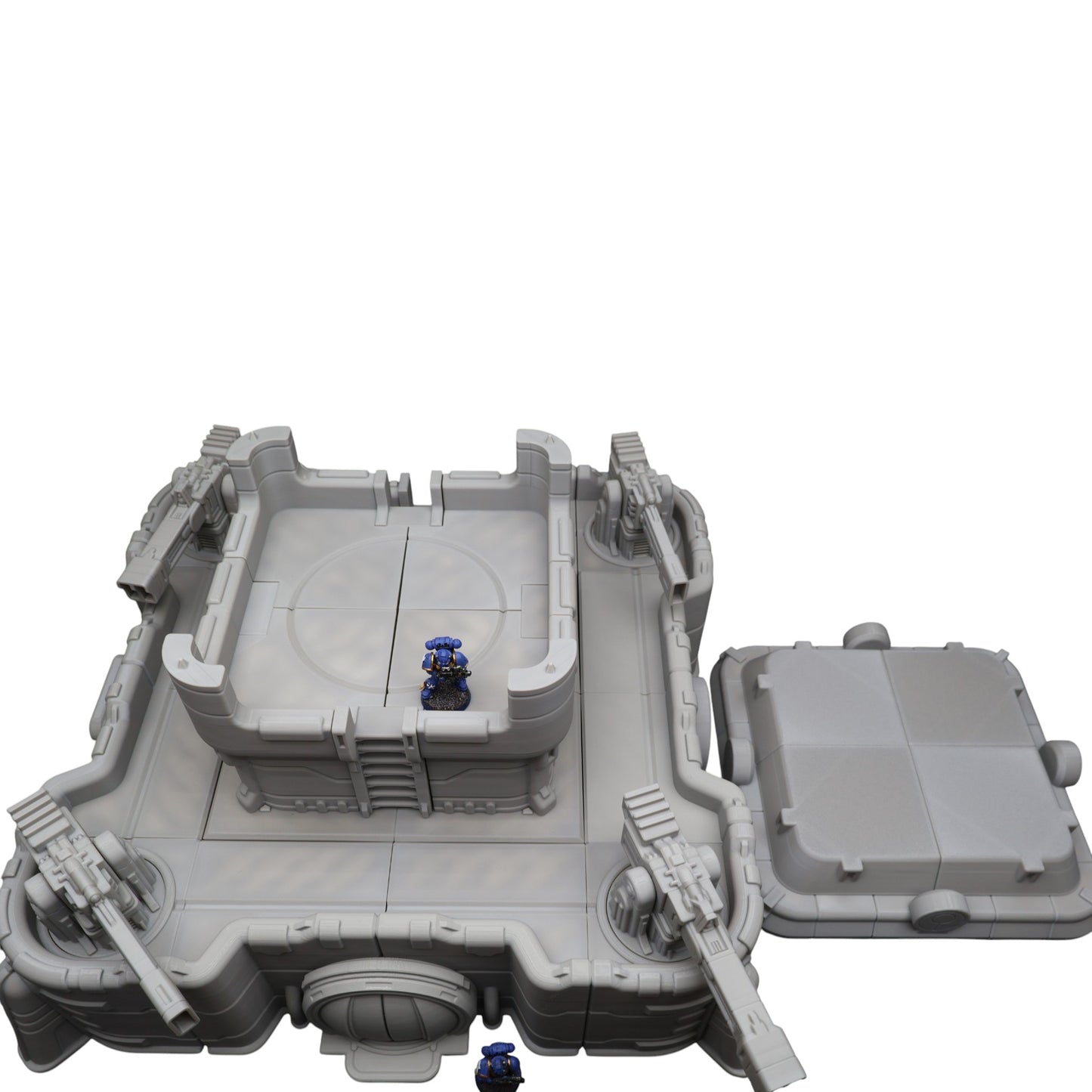 Wargaming 28mm scatter terrain scenery showing 3D-printed item that is compatible with games such as Warhammer 40K, Star Wars Legions, D+D, Dungeons and Dragons, Sci-Fi, Fantasy and other miniature tabletop games. Brand Jawar3d found at www.jawar3d.co.uk.