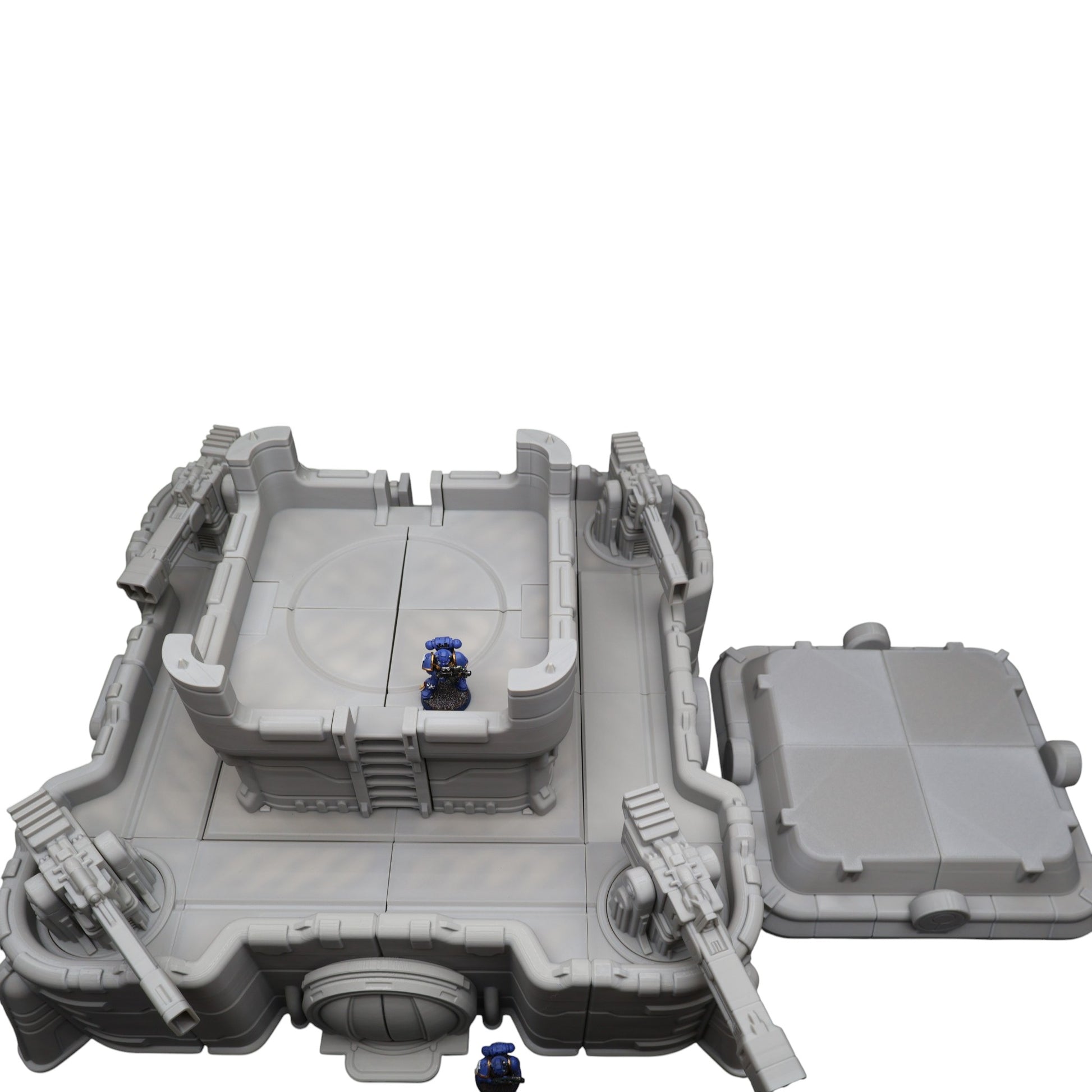 Wargaming 28mm scatter terrain scenery showing 3D-printed item that is compatible with games such as Warhammer 40K, Star Wars Legions, D+D, Dungeons and Dragons, Sci-Fi, Fantasy and other miniature tabletop games. Brand Jawar3d found at www.jawar3d.co.uk.