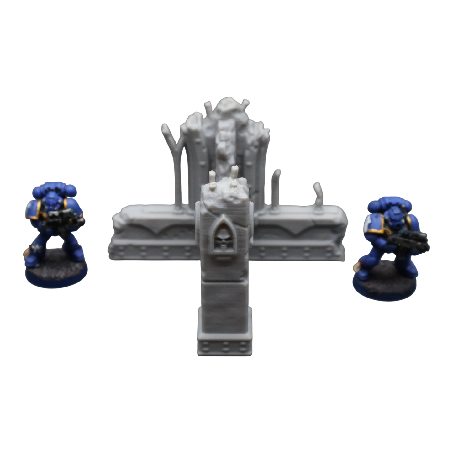 Wargaming 28mm scatter terrain scenery showing 3D-printed item that is compatible with games such as Warhammer 40K, Star Wars Legions, D+D, Dungeons and Dragons, Sci-Fi, Fantasy and other miniature tabletop games. Brand Jawar3d found at www.jawar3d.co.uk.