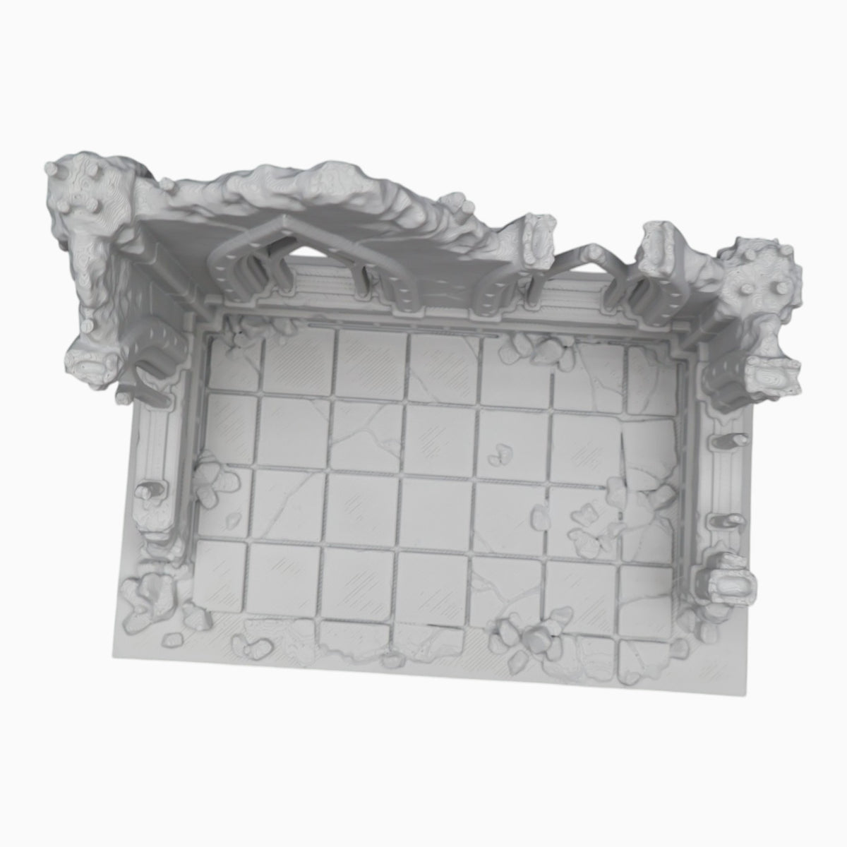 Wargaming 28mm scatter terrain scenery showing 3D-printed item that is compatible with games such as Warhammer 40K, Star Wars Legions, D+D, Dungeons and Dragons, Sci-Fi, Fantasy and other miniature tabletop games. Brand Jawar3d found at www.jawar3d.co.uk.