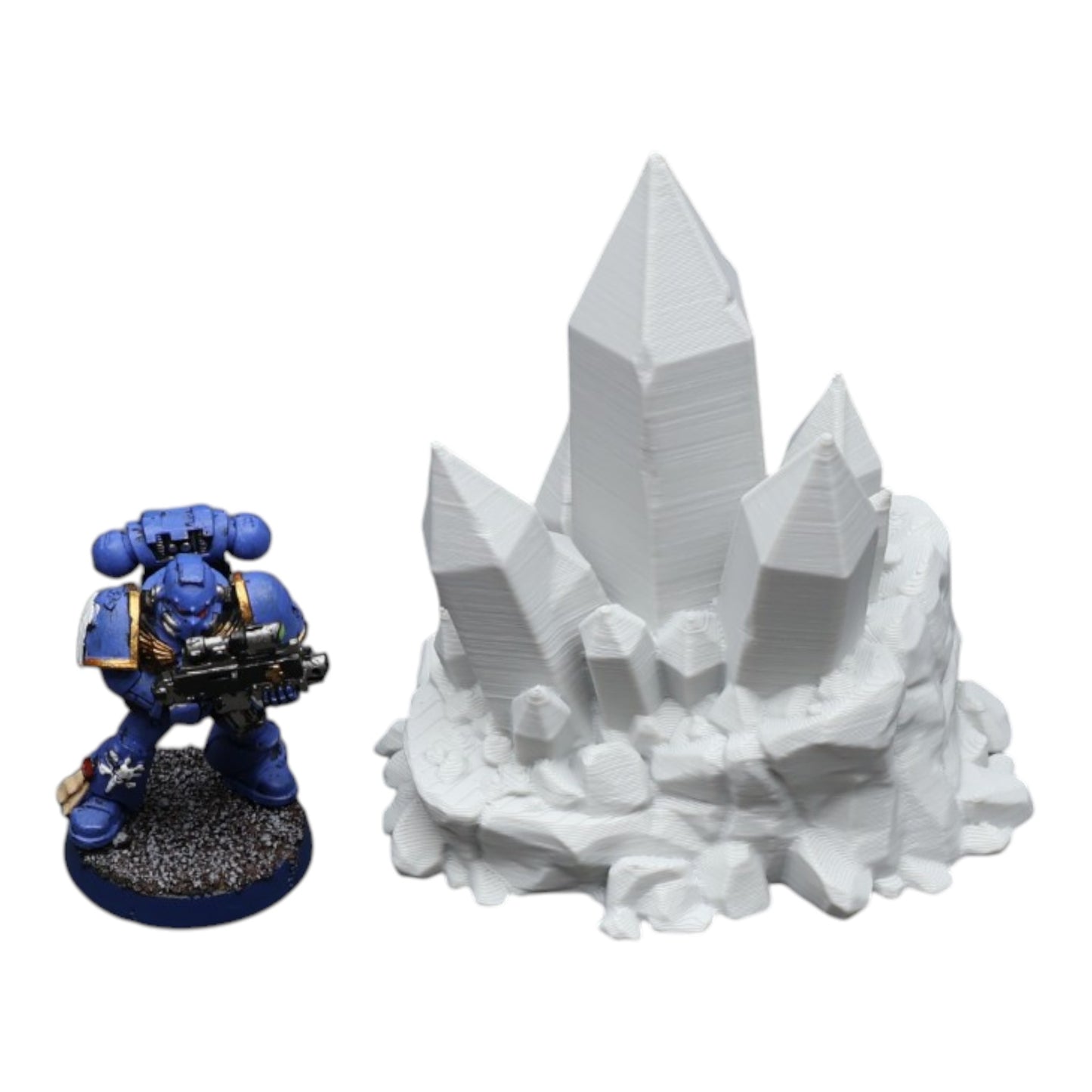 Wargaming 28mm scatter terrain scenery showing 3D-printed item that is compatible with games such as Warhammer 40K, Star Wars Legions, D+D, Dungeons and Dragons, Sci-Fi, Fantasy and other miniature tabletop games. Brand Jawar3d found at www.jawar3d.co.uk.
