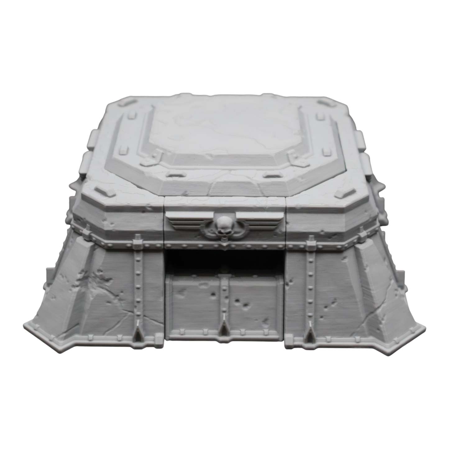 Wargaming 28mm scatter terrain scenery showing 3D-printed item that is compatible with games such as Warhammer 40K, Star Wars Legions, D+D, Dungeons and Dragons, Sci-Fi, Fantasy and other miniature tabletop games. Brand Jawar3d found at www.jawar3d.co.uk.