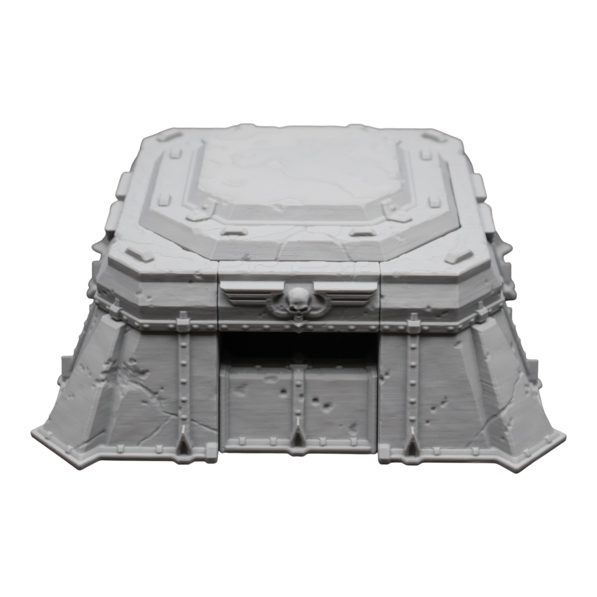 Wargaming 28mm scatter terrain scenery showing 3D-printed item that is compatible with games such as Warhammer 40K, Star Wars Legions, D+D, Dungeons and Dragons, Sci-Fi, Fantasy and other miniature tabletop games. Brand Jawar3d found at www.jawar3d.co.uk.