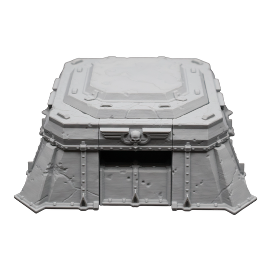 Wargaming 28mm scatter terrain scenery showing 3D-printed item that is compatible with games such as Warhammer 40K, Star Wars Legions, D+D, Dungeons and Dragons, Sci-Fi, Fantasy and other miniature tabletop games. Brand Jawar3d found at www.jawar3d.co.uk.