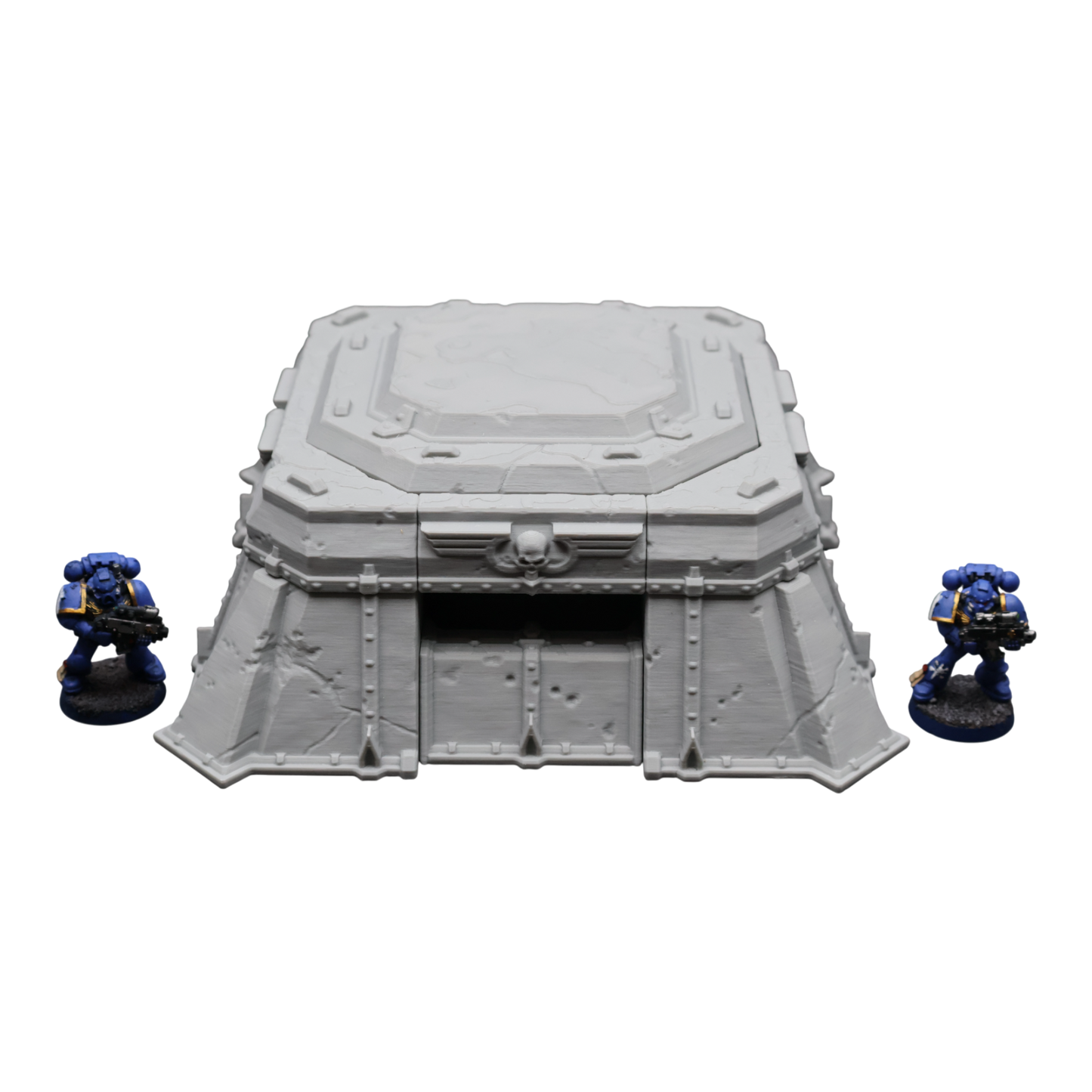 Wargaming 28mm scatter terrain scenery showing 3D-printed item that is compatible with games such as Warhammer 40K, Star Wars Legions, D+D, Dungeons and Dragons, Sci-Fi, Fantasy and other miniature tabletop games. Brand Jawar3d found at www.jawar3d.co.uk.