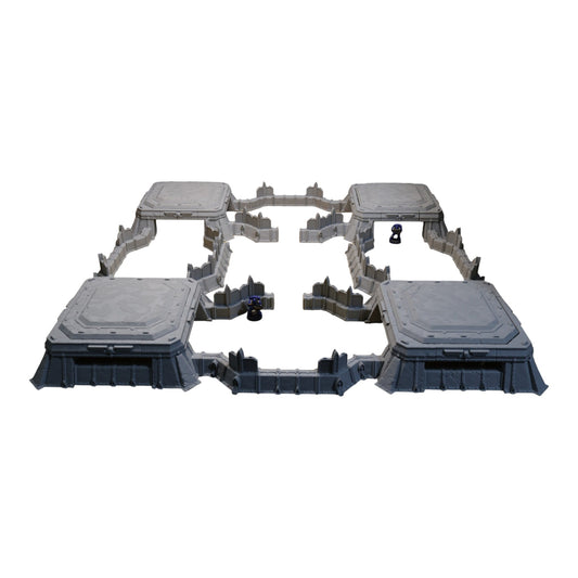 Wargaming 28mm scatter terrain scenery showing 3D-printed item that is compatible with games such as Warhammer 40K, Star Wars Legions, D+D, Dungeons and Dragons, Sci-Fi, Fantasy and other miniature tabletop games. Brand Jawar3d found at www.jawar3d.co.uk.