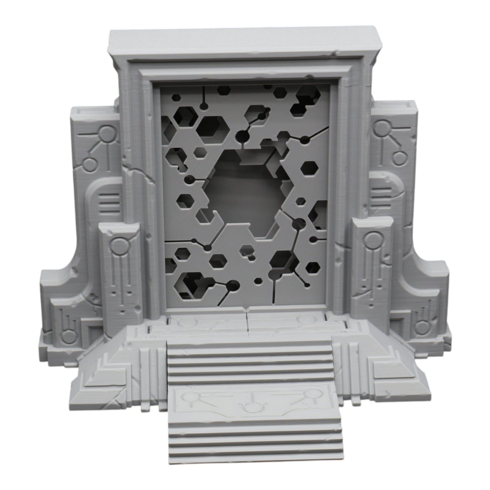 Wargaming 28mm scatter terrain scenery showing 3D-printed item that is compatible with games such as Warhammer 40K, Star Wars Legions, D+D, Dungeons and Dragons, Sci-Fi, Fantasy and other miniature tabletop games. Brand Jawar3d found at www.jawar3d.co.uk.