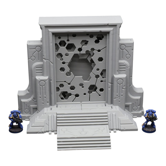 Wargaming 28mm scatter terrain scenery showing 3D-printed item that is compatible with games such as Warhammer 40K, Star Wars Legions, D+D, Dungeons and Dragons, Sci-Fi, Fantasy and other miniature tabletop games. Brand Jawar3d found at www.jawar3d.co.uk.