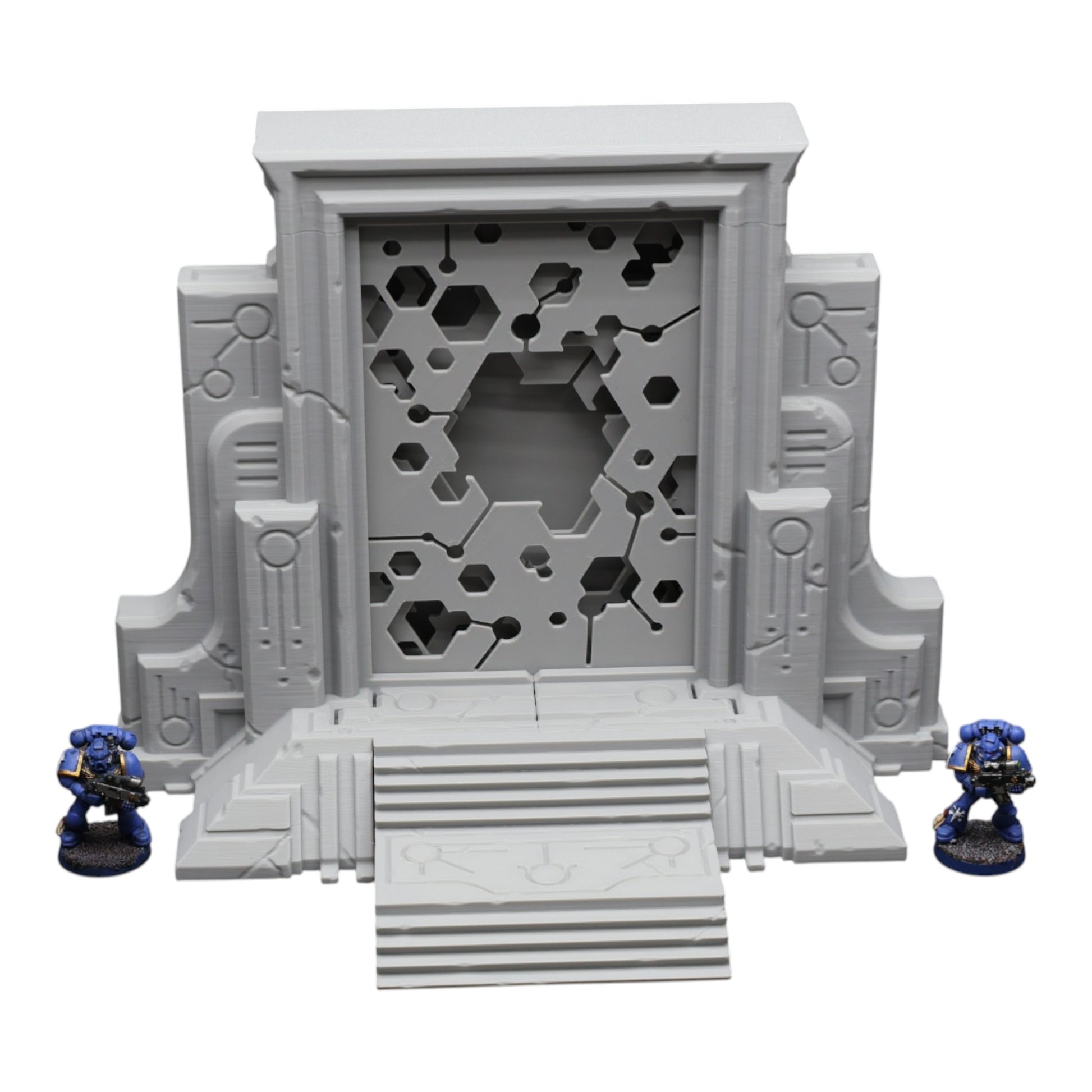 Wargaming 28mm scatter terrain scenery showing 3D-printed item that is compatible with games such as Warhammer 40K, Star Wars Legions, D+D, Dungeons and Dragons, Sci-Fi, Fantasy and other miniature tabletop games. Brand Jawar3d found at www.jawar3d.co.uk.