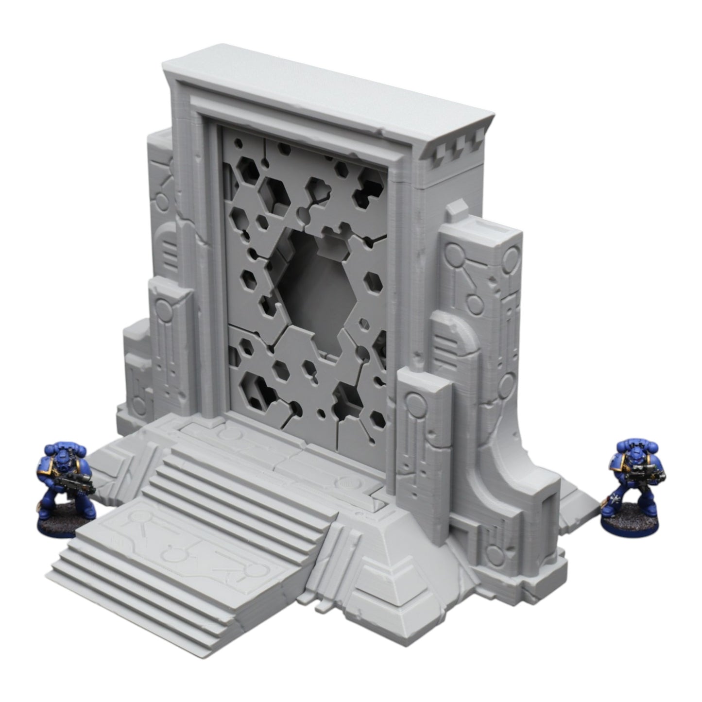 Wargaming 28mm scatter terrain scenery showing 3D-printed item that is compatible with games such as Warhammer 40K, Star Wars Legions, D+D, Dungeons and Dragons, Sci-Fi, Fantasy and other miniature tabletop games. Brand Jawar3d found at www.jawar3d.co.uk.