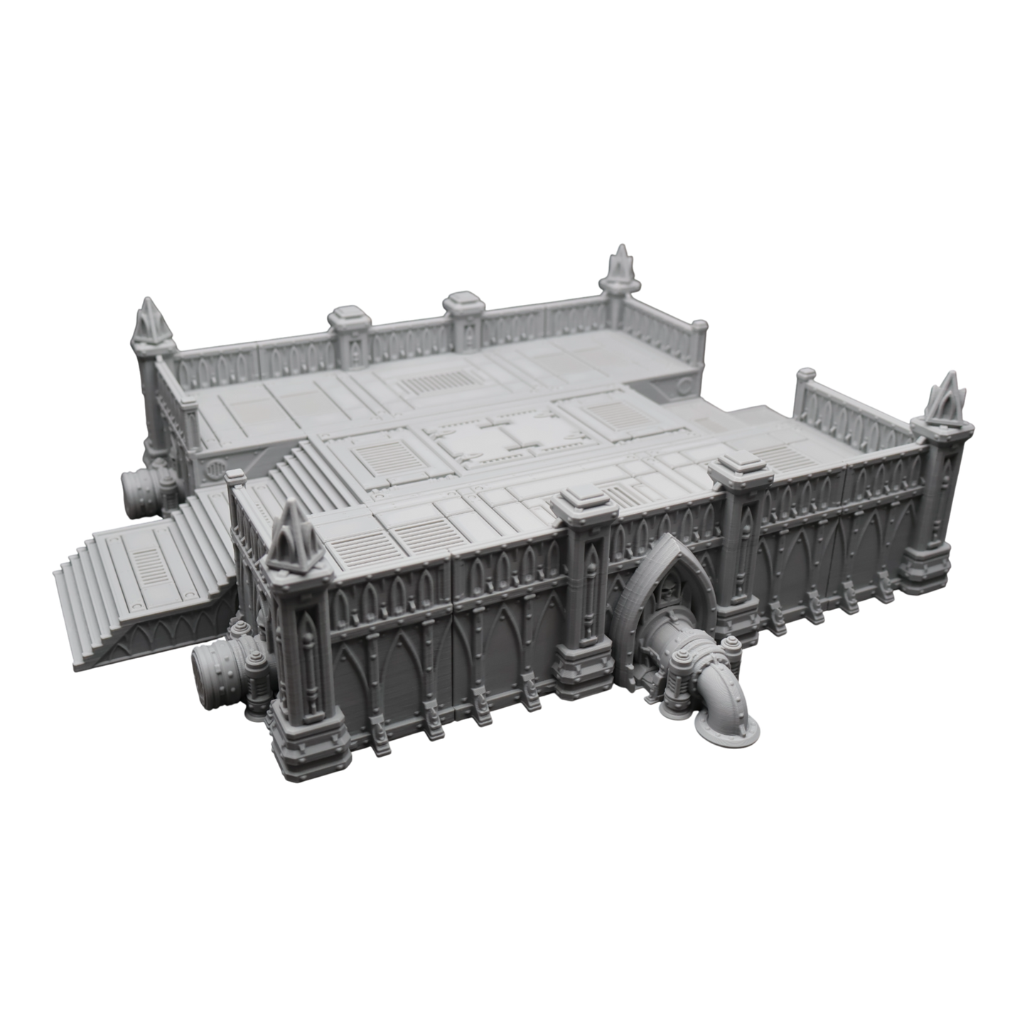 Wargaming 28mm scatter terrain scenery showing 3D-printed item that is compatible with games such as Warhammer 40K, Star Wars Legions, D+D, Dungeons and Dragons, Sci-Fi, Fantasy and other miniature tabletop games. Brand Jawar3d found at www.jawar3d.co.uk.