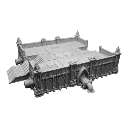 Wargaming 28mm scatter terrain scenery showing 3D-printed item that is compatible with games such as Warhammer 40K, Star Wars Legions, D+D, Dungeons and Dragons, Sci-Fi, Fantasy and other miniature tabletop games. Brand Jawar3d found at www.jawar3d.co.uk.