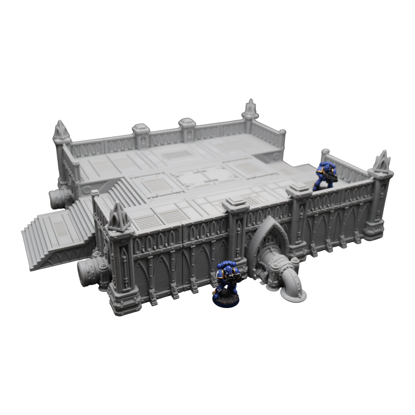 Wargaming 28mm scatter terrain scenery showing 3D-printed item that is compatible with games such as Warhammer 40K, Star Wars Legions, D+D, Dungeons and Dragons, Sci-Fi, Fantasy and other miniature tabletop games. Brand Jawar3d found at www.jawar3d.co.uk.