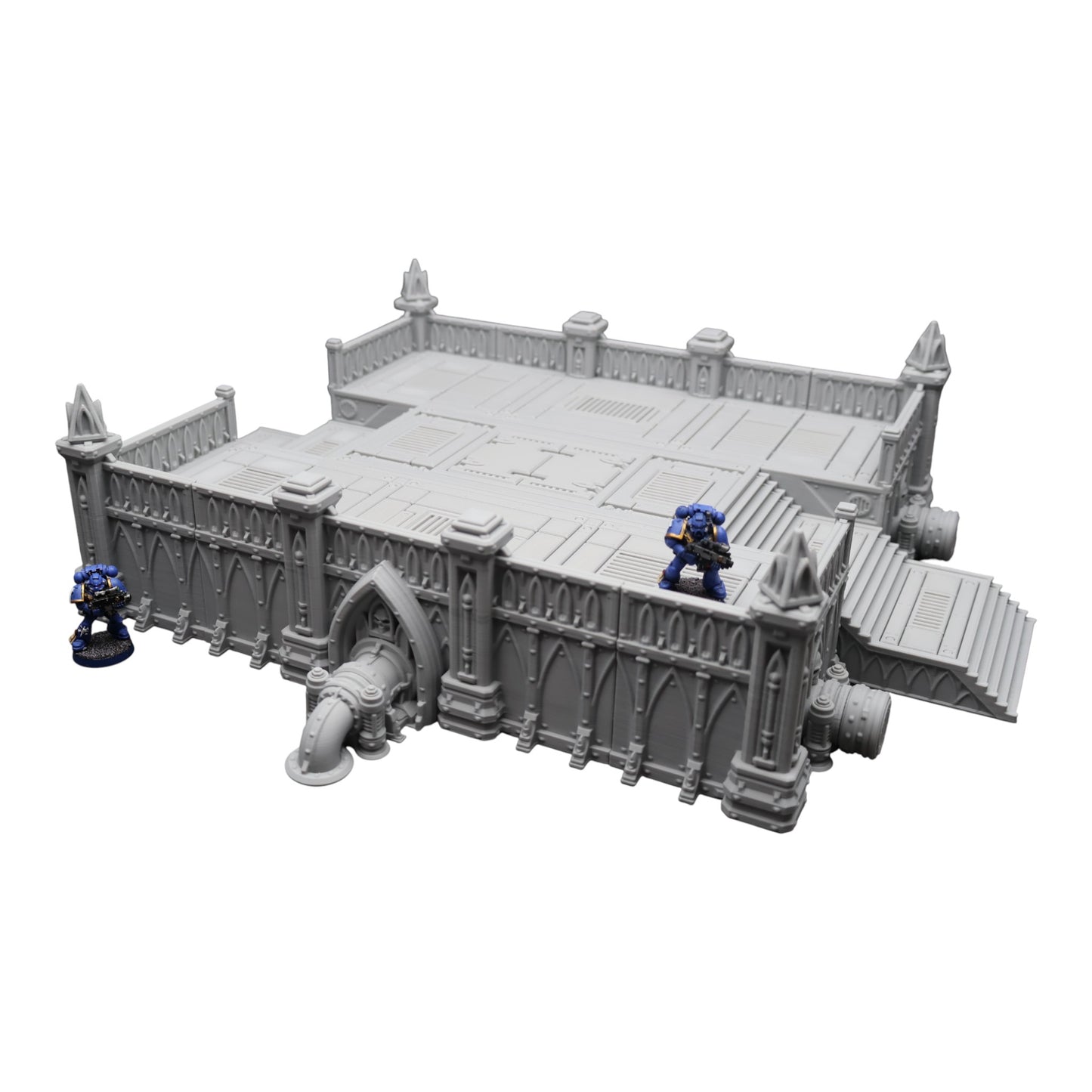 Wargaming 28mm scatter terrain scenery showing 3D-printed item that is compatible with games such as Warhammer 40K, Star Wars Legions, D+D, Dungeons and Dragons, Sci-Fi, Fantasy and other miniature tabletop games. Brand Jawar3d found at www.jawar3d.co.uk.