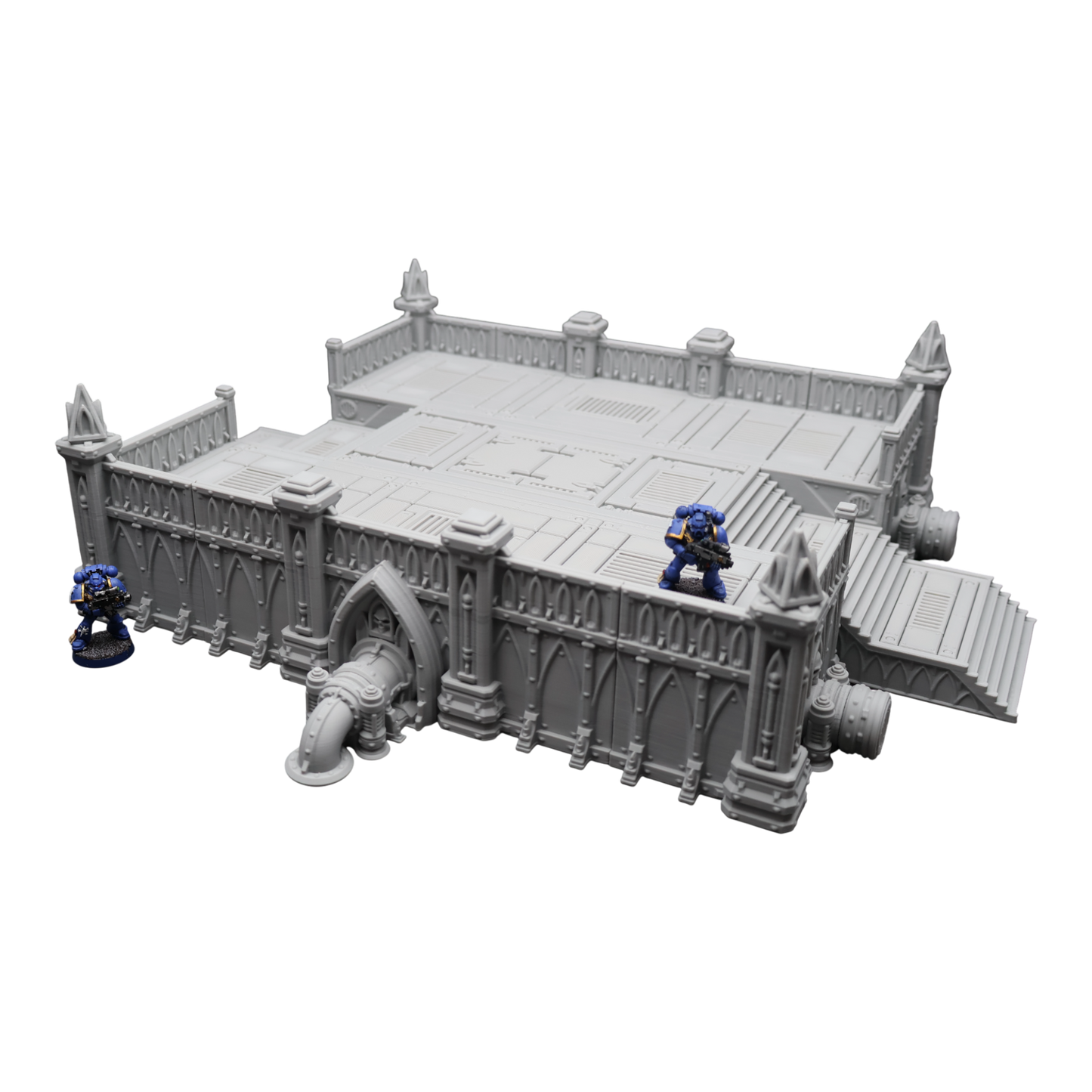 Wargaming 28mm scatter terrain scenery showing 3D-printed item that is compatible with games such as Warhammer 40K, Star Wars Legions, D+D, Dungeons and Dragons, Sci-Fi, Fantasy and other miniature tabletop games. Brand Jawar3d found at www.jawar3d.co.uk.