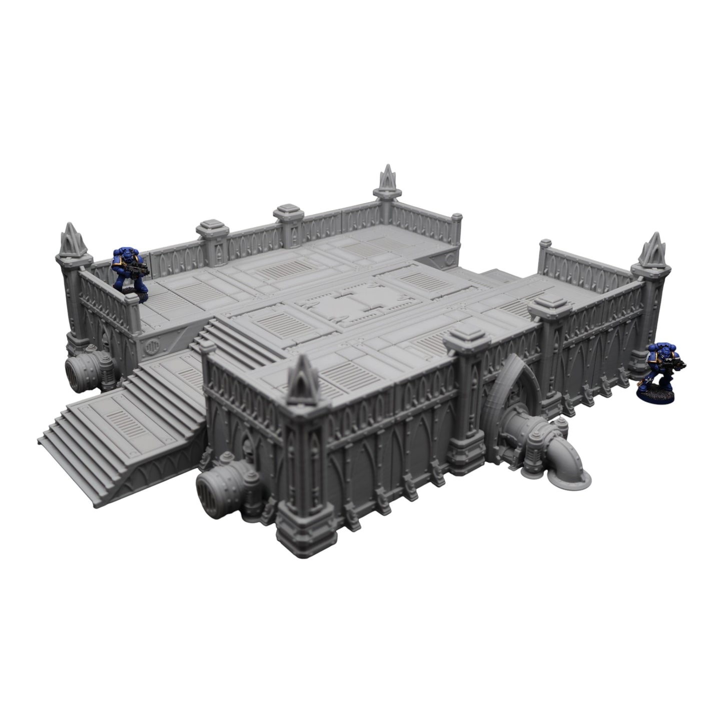 Wargaming 28mm scatter terrain scenery showing 3D-printed item that is compatible with games such as Warhammer 40K, Star Wars Legions, D+D, Dungeons and Dragons, Sci-Fi, Fantasy and other miniature tabletop games. Brand Jawar3d found at www.jawar3d.co.uk.