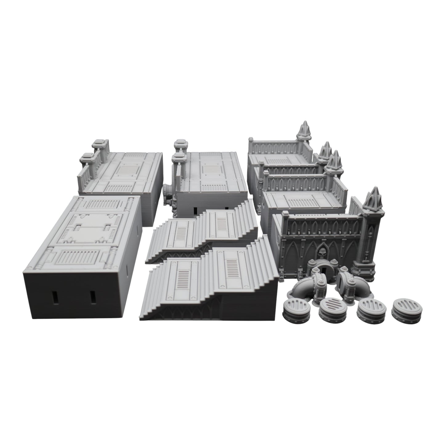 Wargaming 28mm scatter terrain scenery showing 3D-printed item that is compatible with games such as Warhammer 40K, Star Wars Legions, D+D, Dungeons and Dragons, Sci-Fi, Fantasy and other miniature tabletop games. Brand Jawar3d found at www.jawar3d.co.uk.